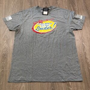 Grunt Style I Can't Believe It's Not Louder  Gray T Shirt   Size XL New
